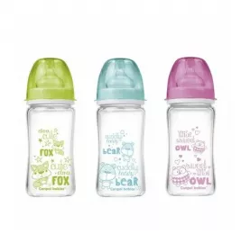 *Бутылочка Canpol 79/002 антиколиковая Easy Start PURE glass 240мл