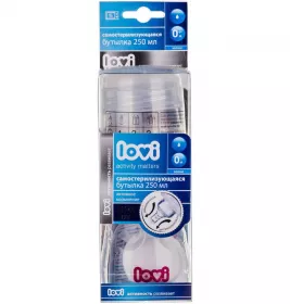 *Пляшечка Lovi Super vent з опцією самостерилізації 21/570 250 мл