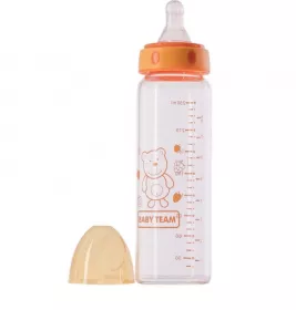 *Бутылочка Baby Team 1201 стеклянная 250 мл
