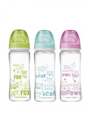 *Пляшечка Canpol 79/003 антиколікова Easy Start PURE glass 330мл