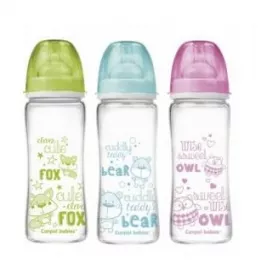 *Пляшечка Canpol 79/003 антиколікова Easy Start PURE glass 330мл