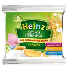 *Печиво Хайнц дитяче 6 злаків 60г