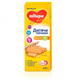 Печенье детское Milupa пшеничное для детей от 6 мес. 135г