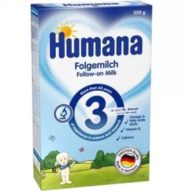 *Смесь Humana-3 сухая молочная с пребиотиками 350г