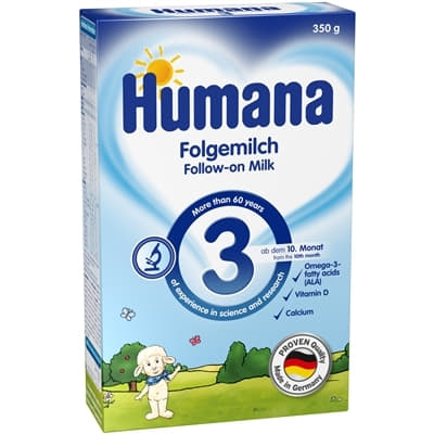 *Смесь Humana-3 сухая молочная с пребиотиками 350г *Смесь Humana-3 сухая молочная с пребиотиками 350г