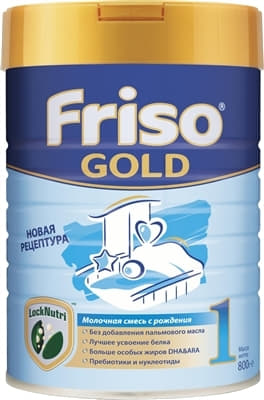 Суміш Friso Gold 1 LockNutri молочна від 0 до 6 міс.800г