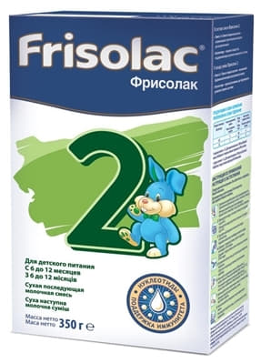 Суміш Friso 2 LockNutri суха мол.від 6 до 12 міс.350г