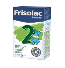 *Смесь Friso Фрисолак 2 сухая молочная следующая с 6 до 12 мес. 700 г (2х350 г)
