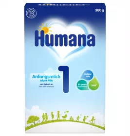 *Суміш Humana-1 з пребіотиками (ГОС) LC PUFA и нуклеотидами молочна 300 г