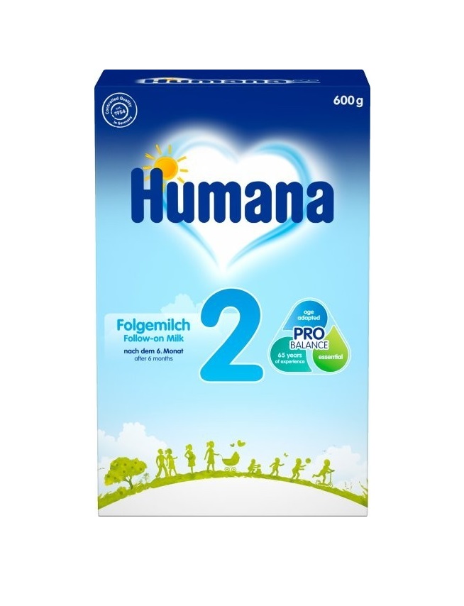 Смесь Humana-2 с пребиотиками (ГОС) LC PUFA и нуклеотидами молочная 600 г Смесь Humana-2 с пребиотиками (ГОС) LC PUFA и нуклеотидами молочная 600 г