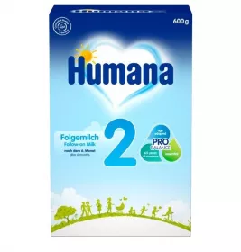 Суміш Humana-2 з пребіотиками (ГОС) LC PUFA и нуклеотидами молочна 600 г