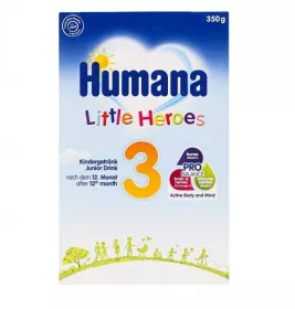 *Смесь Humana-3 сухая молочная Маленькие герои 350г