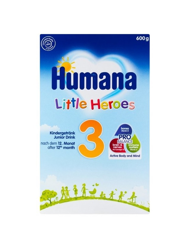*Смесь Humana-3 сухая молочная Маленькие герои 600г *Смесь Humana-3 сухая молочная Маленькие герои 600г