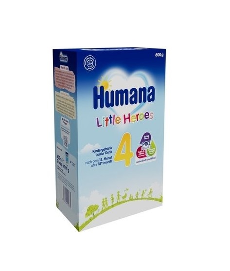 *Смесь Humana-4 сухая молочная Маленькие герои 600г *Смесь Humana-4 сухая молочная Маленькие герои 600г