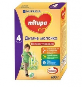 Смесь Milupa Заменитель грудного молока Milupa-4 600 г