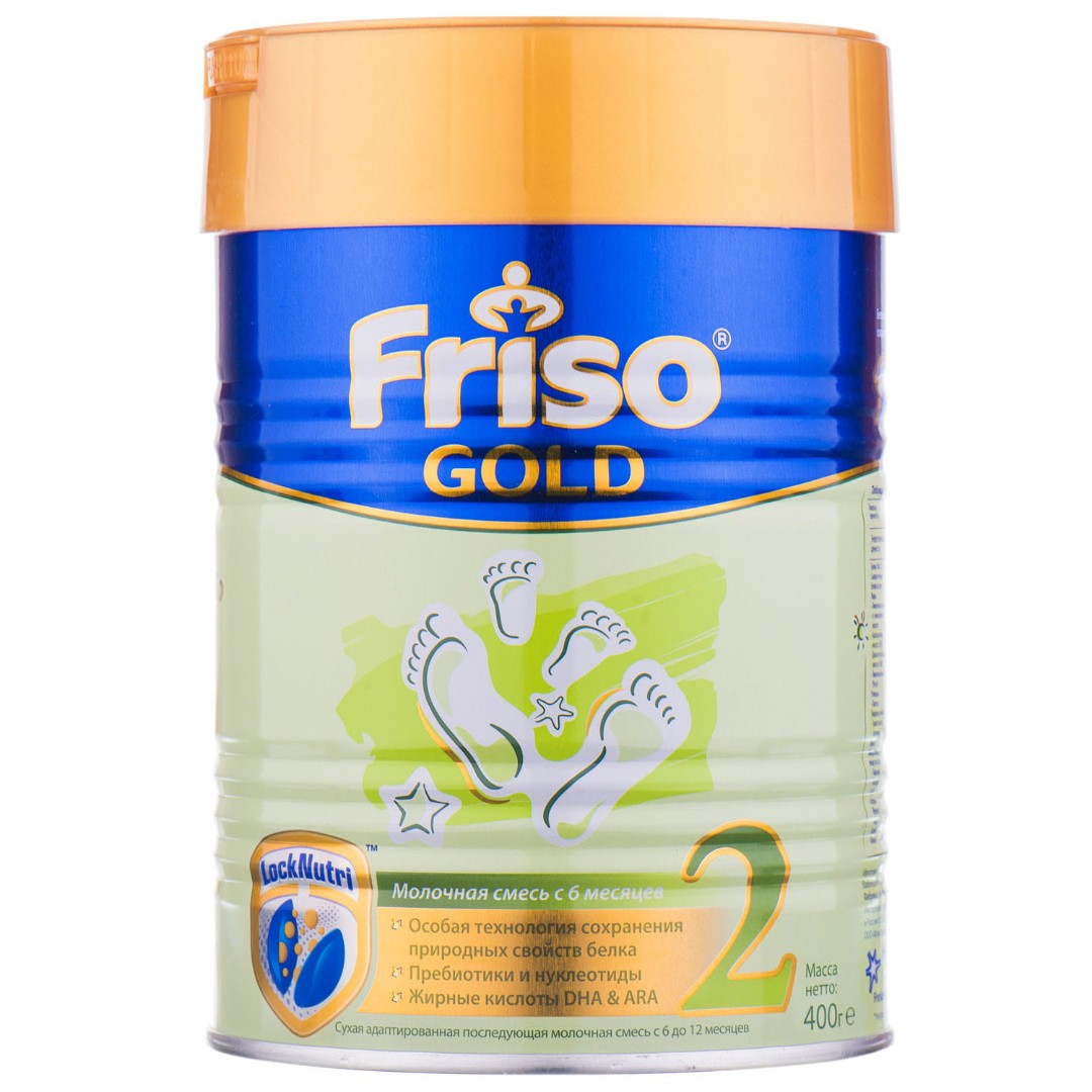 Суміш Friso Gold 2 з пребіотиками 400 г