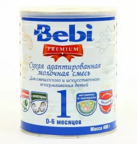 *Суміш Бебі Преміум-1 мол.від 0-6міс 400г