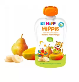 *Пюре HiPP 8523_02 Фруктовое Банан-Груша-Манго с 6 мес 100г