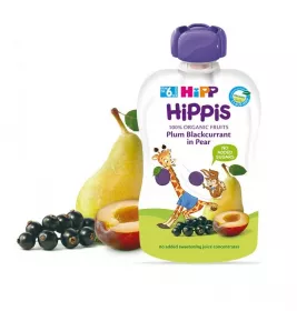 *Пюре HiPP 8526_02 Груша-Слива-Смородина 100г