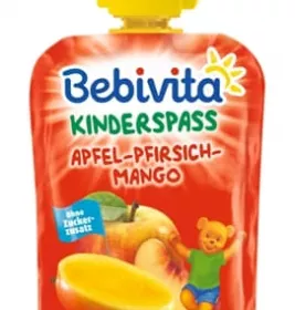 *Пюре Bebivita 1419 Яблуко-персик-манго 90 г (пауч)