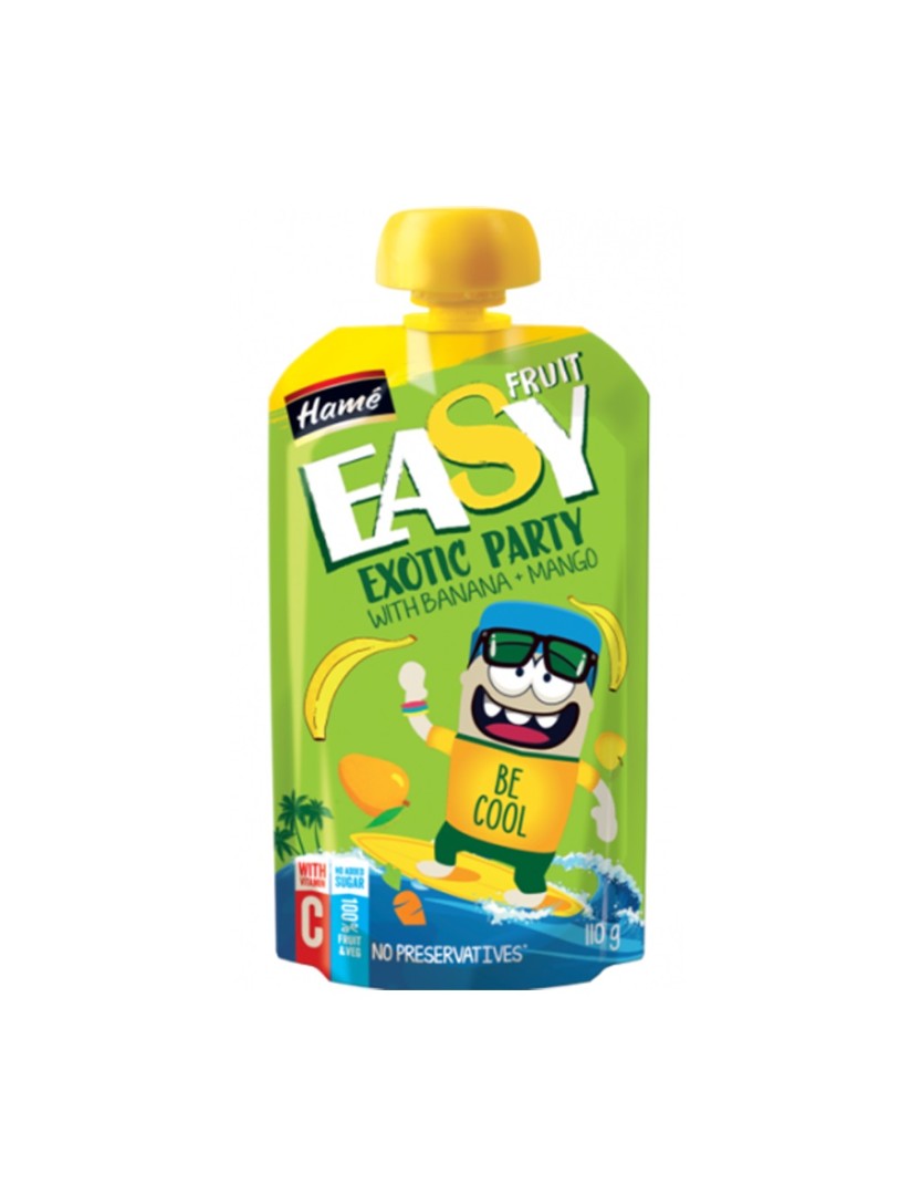 Пюре Hame EasyFruit Яблуко з бананом та манго з 5 міс, 110 г