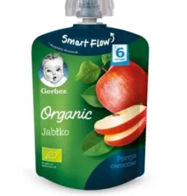 *Пюре Gerber Organic яблуко з 6 міс. 90 г (пауч)