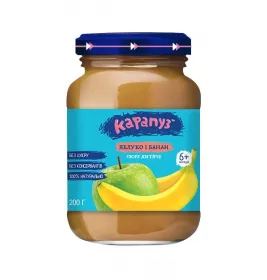 *Пюре Карапуз яблоко-банан 200г