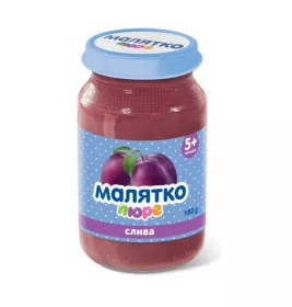 Пюре Малятко слива стекло 180 г