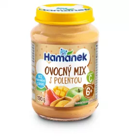 *Пюре Hamanek Фруктовий мікс з кукурудзяною кашею 190г