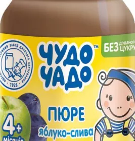 *Пюре Чудо-чадо из яблок и слив 170г