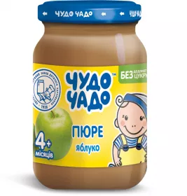 *Пюре Чудо-чадо з яблук без цукру 170 г