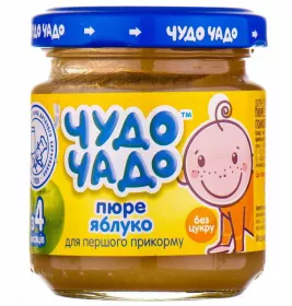 Пюре Чудо-чадо з яблук без цукру 90 г