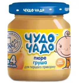 *Пюре Чудо-чадо из груш без сахара 90 г