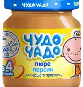 *Пюре Чудо-чадо из персиков с сахаром 90 г