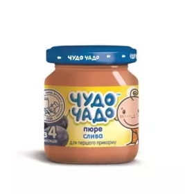 Пюре Чудо-чадо зі слив з цукром 90 г