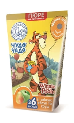 Пюре Чудо-чадо з груші і яблук без цукру TWA 130 г