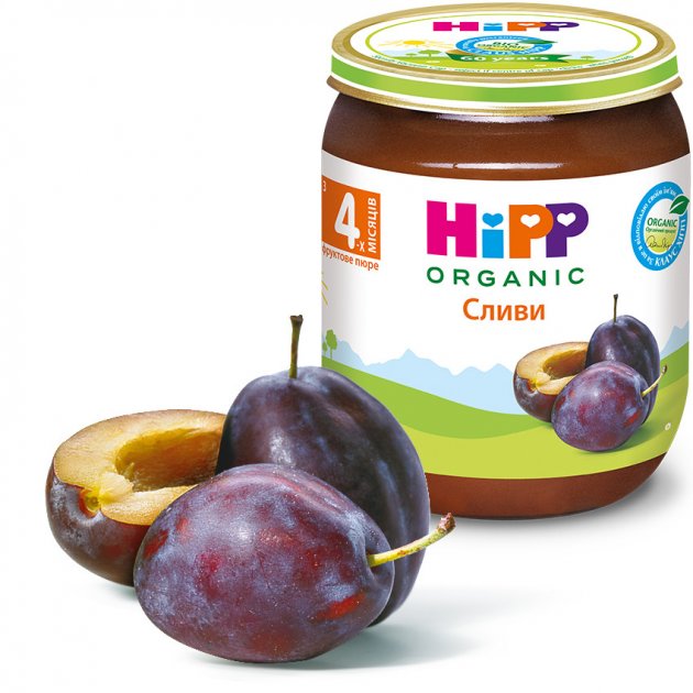 *Пюре HiPP 4283 Банани з персиком в яблучному пюре 125 г