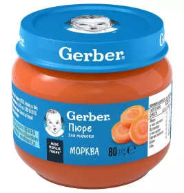 Пюре Gerber Морква 80 г