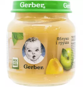 *Gerber П23 Яблоко-груша 130г