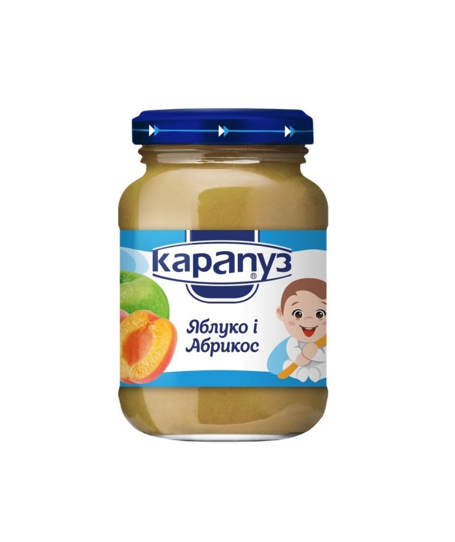 Пюре Карапуз з яблук і абрикосів 200 г