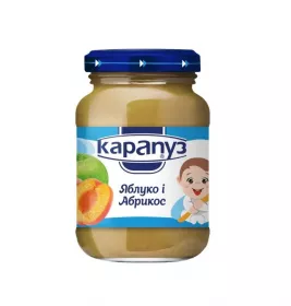 Пюре Карапуз з яблук і абрикосів 200 г