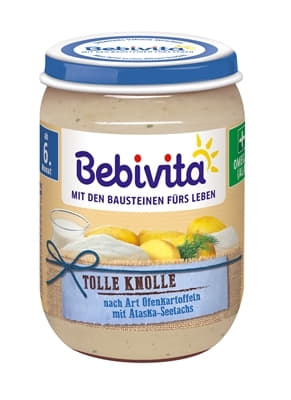 *Пюре Bebivita 15001 Запечена картопля з морською рибою 190г