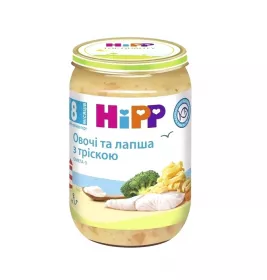 Локшина HiPP 6550 з морською рибою та овочами 220 г