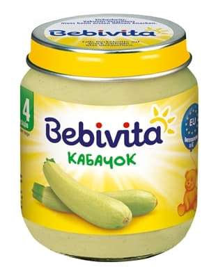 *Пюре Bebivita 1807 Кабачок 125 г