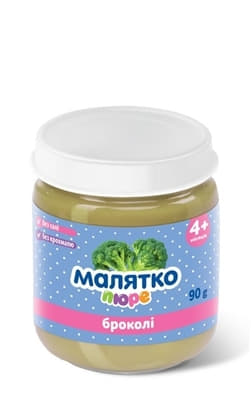 *Пюре Малятко Брокколи 90г *Пюре Малятко Брокколи 90г