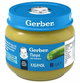 Пюре Gerber Кабачок 80 г