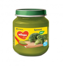 Пюре Milupa овощное Брокколи с 4 мес 125г