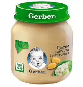 Пюре Gerber Кольорова капуста і картопля 130 г