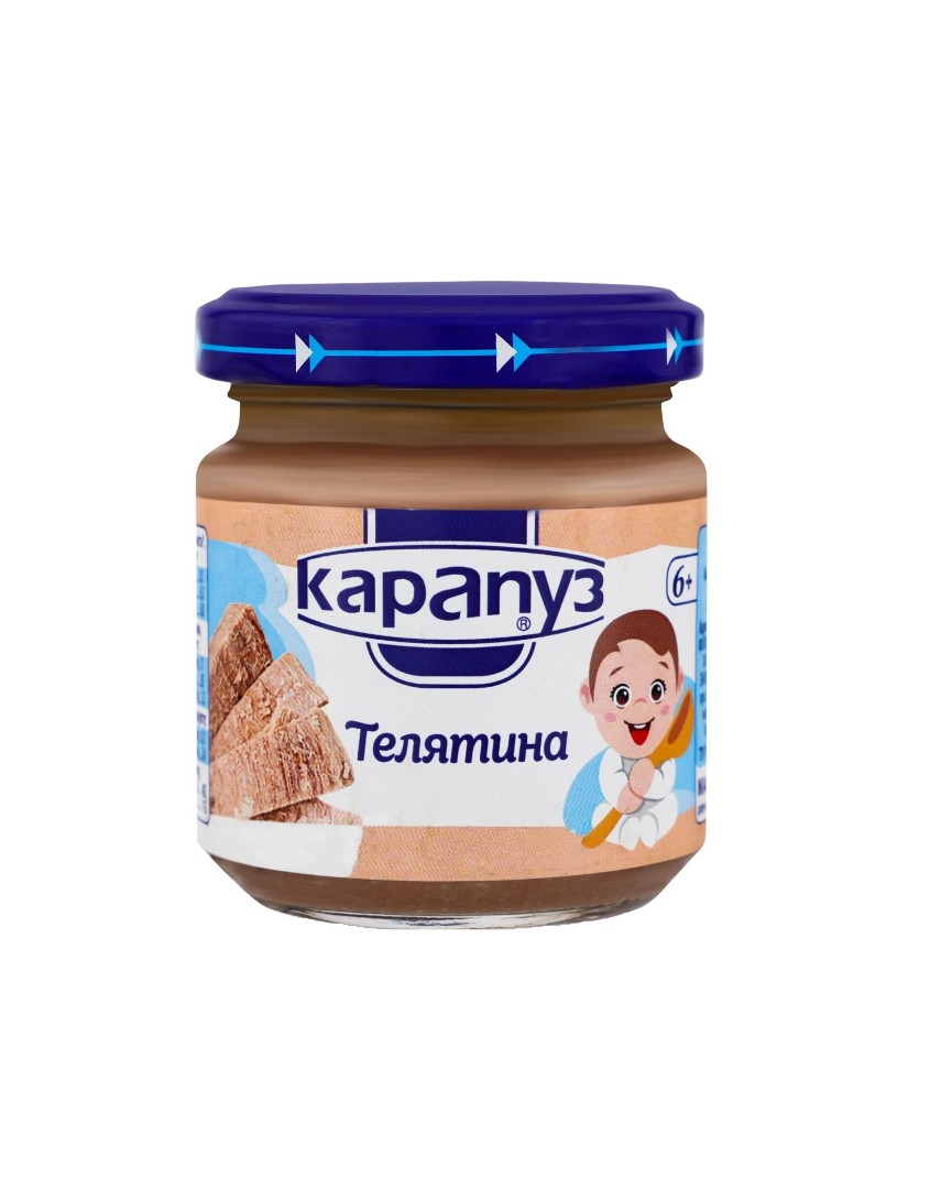 Пюре Карапуз Телятина 90г