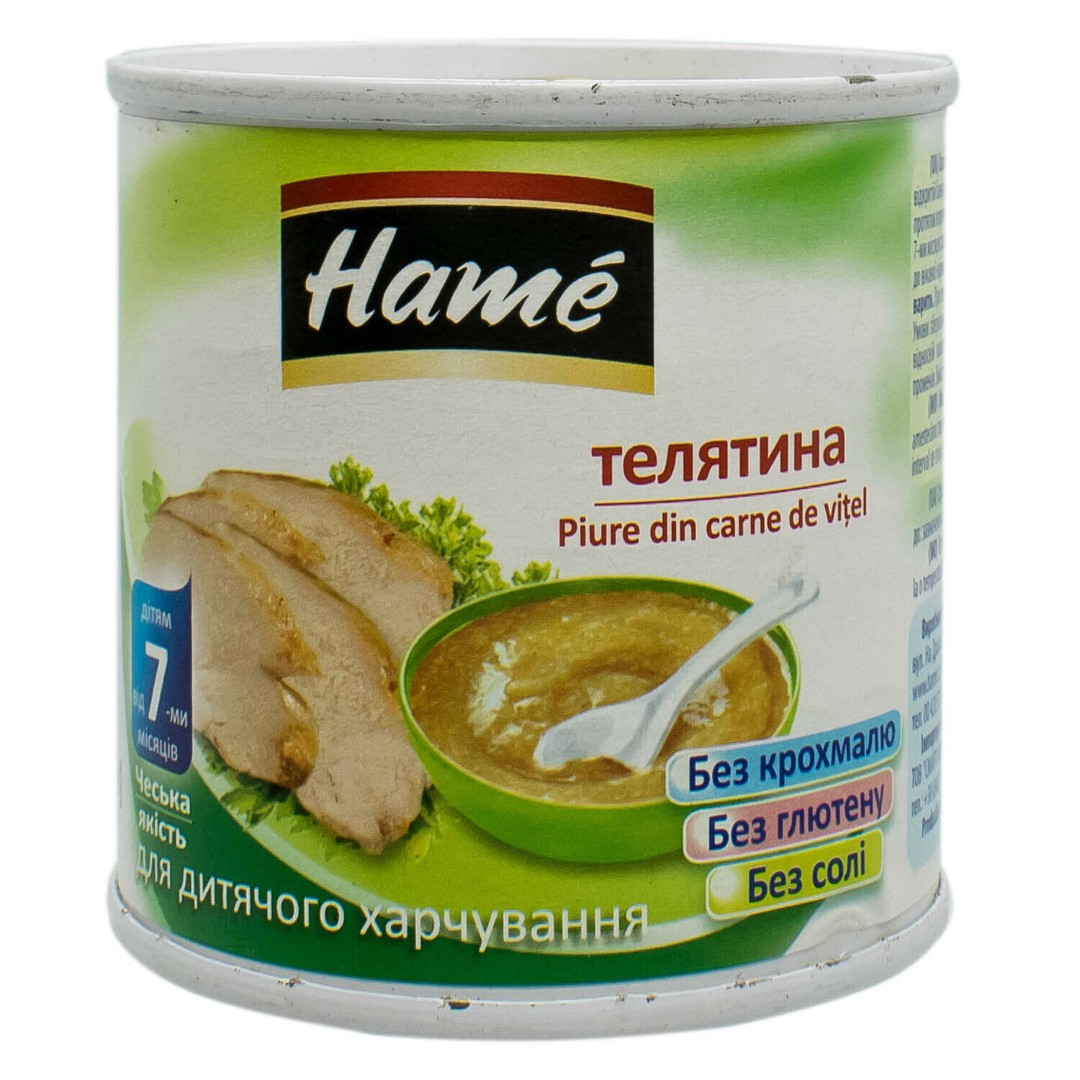 Пюре Hame телятина 100 г Пюре Hame телятина 100 г